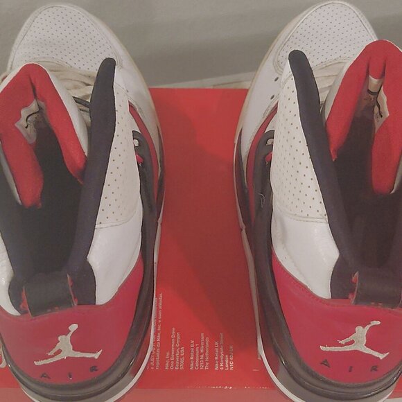 Size 12 - Jordan Flight 45 White Red A Must Have - Picture 4 of 10